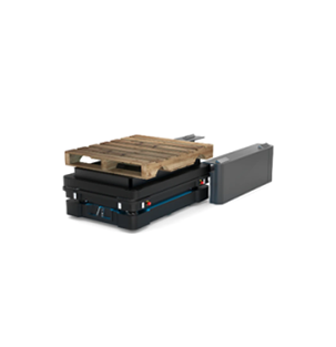 Self Guiding Internal Pallet Transporter